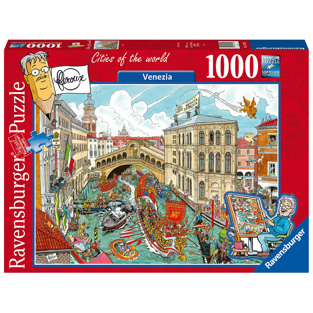 Ravensburger puzzel Fleroux Cities of the world: Venetië - 1000 stukjes