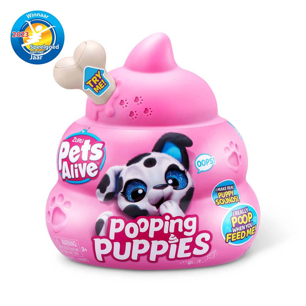 Puppyページです。 Pets Alive poepende puppy's serie 1