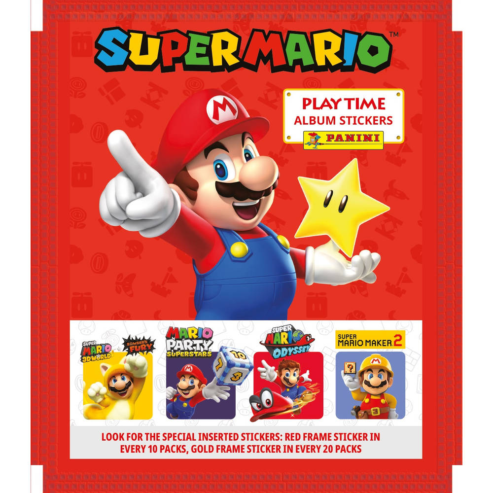 Panini Super Mario sticker pack