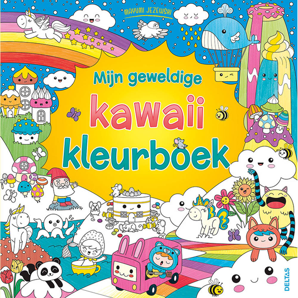 Mijn geweldige Kawaii kleurboek