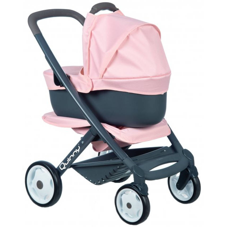 Trots Perth Onnodig Smoby Maxi Cosi en Quinny 3 in 1 poppenwagen - roze