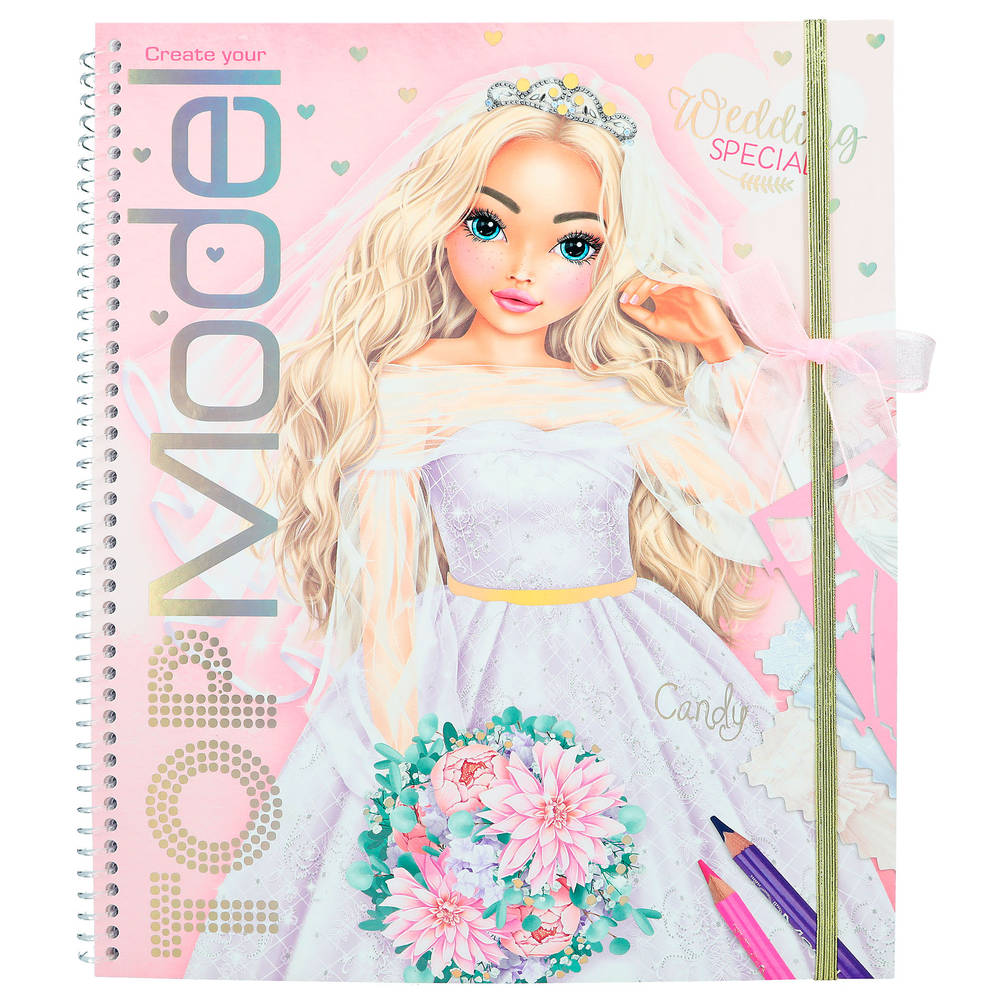 TOPModel Create Your Wedding Dress kleurboek