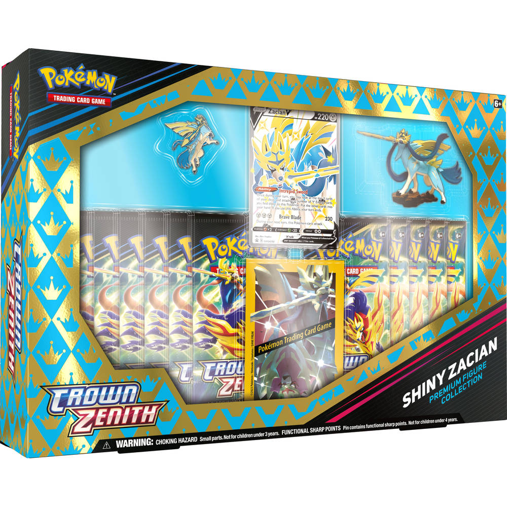 Pokémon TCG Crown Zenith Premium Figure Collection Shiny Zacian