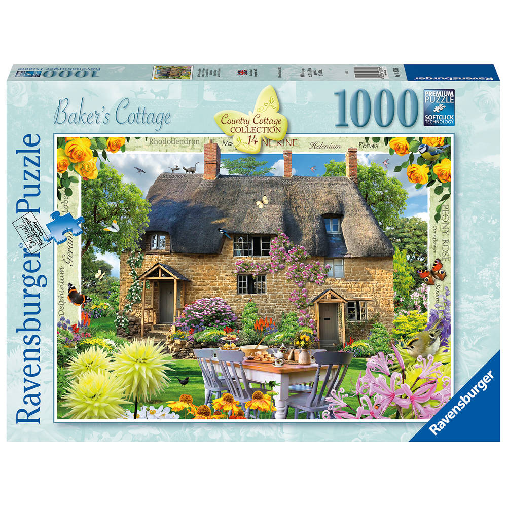 Ravensburger puzzel Baker's Cottage - 1000 stukjes