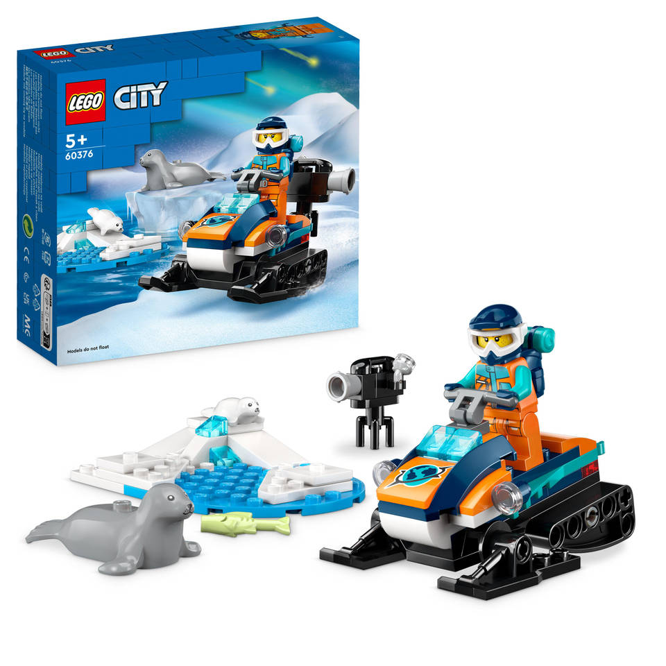 LEGO CITY sneeuwscooter voor poolonderzoek 60376