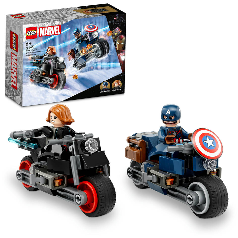LEGO Marvel Black Widow & Captain America motoren 76260