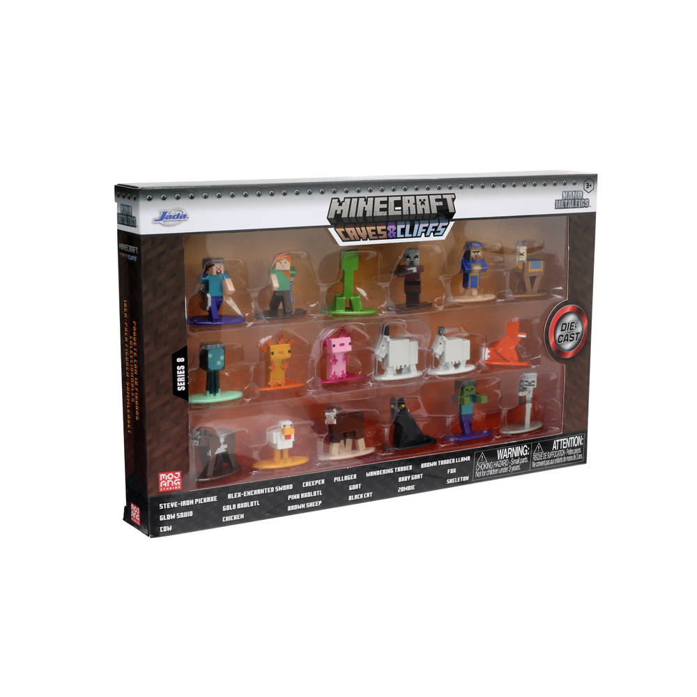 Minecraft Wave 8 verzamelfiguren set 18-delig