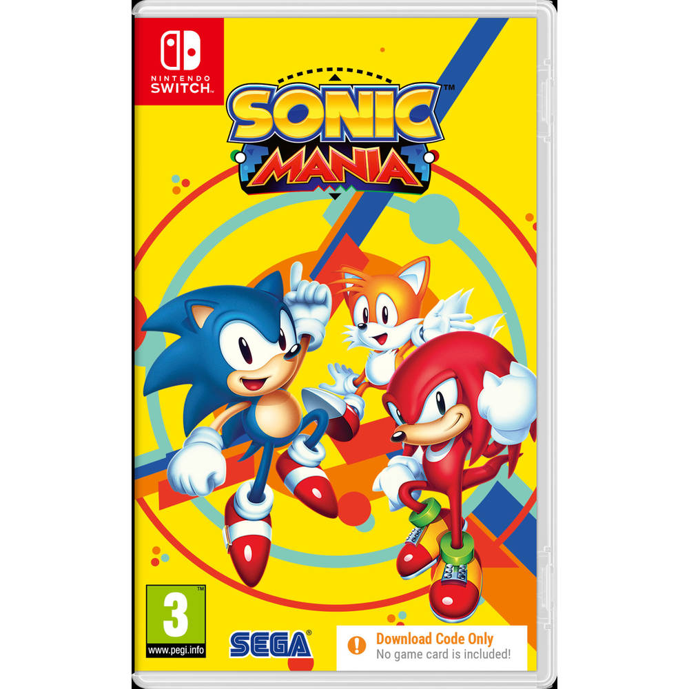 Nintendo Switch Sonic Mania - code in a box