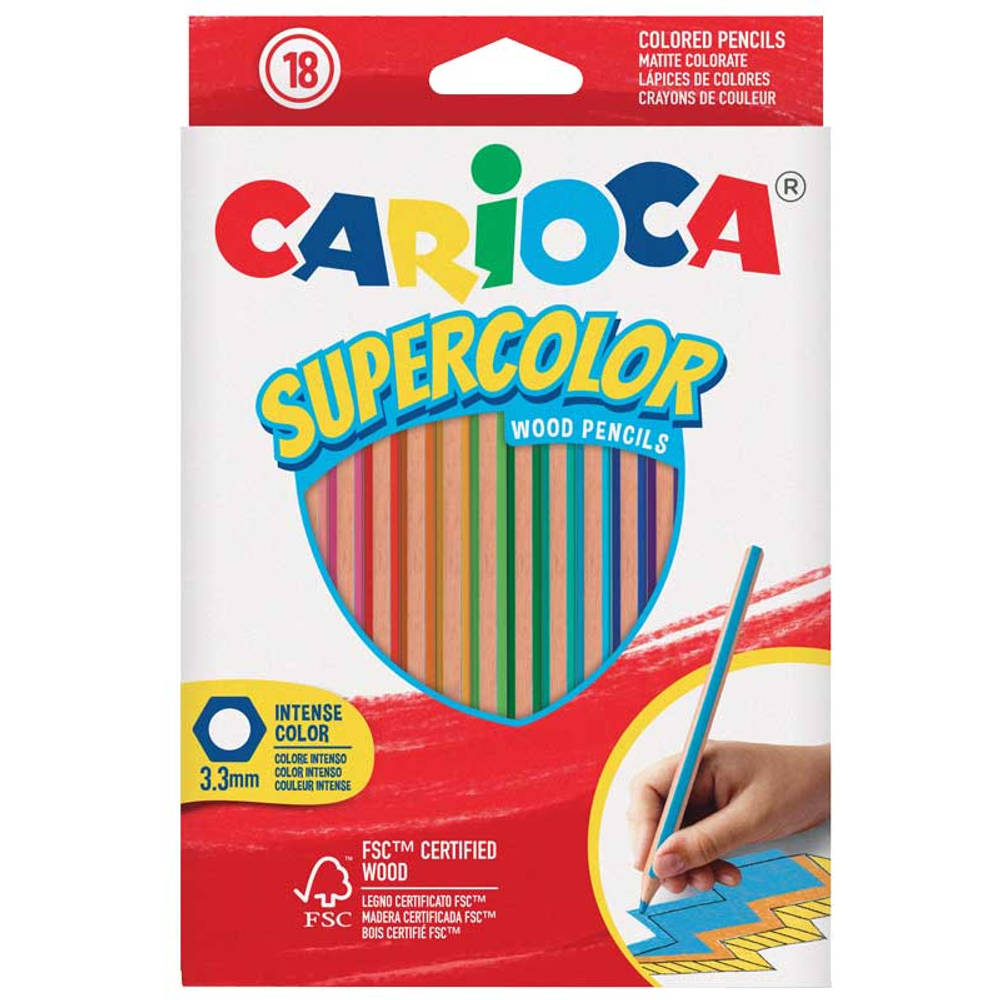 Carioca pastel kleurpotloden set van 12