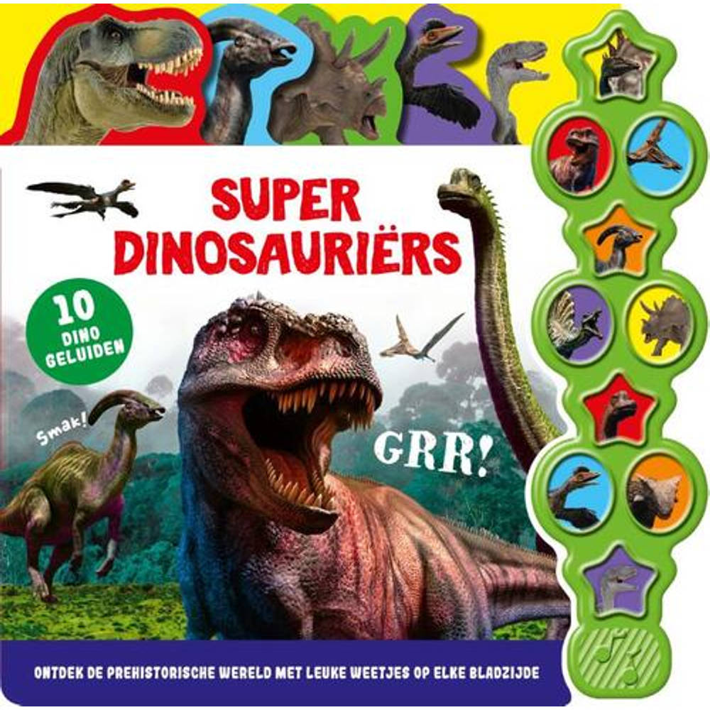 foto van Super dinosauriërs geluiden boek