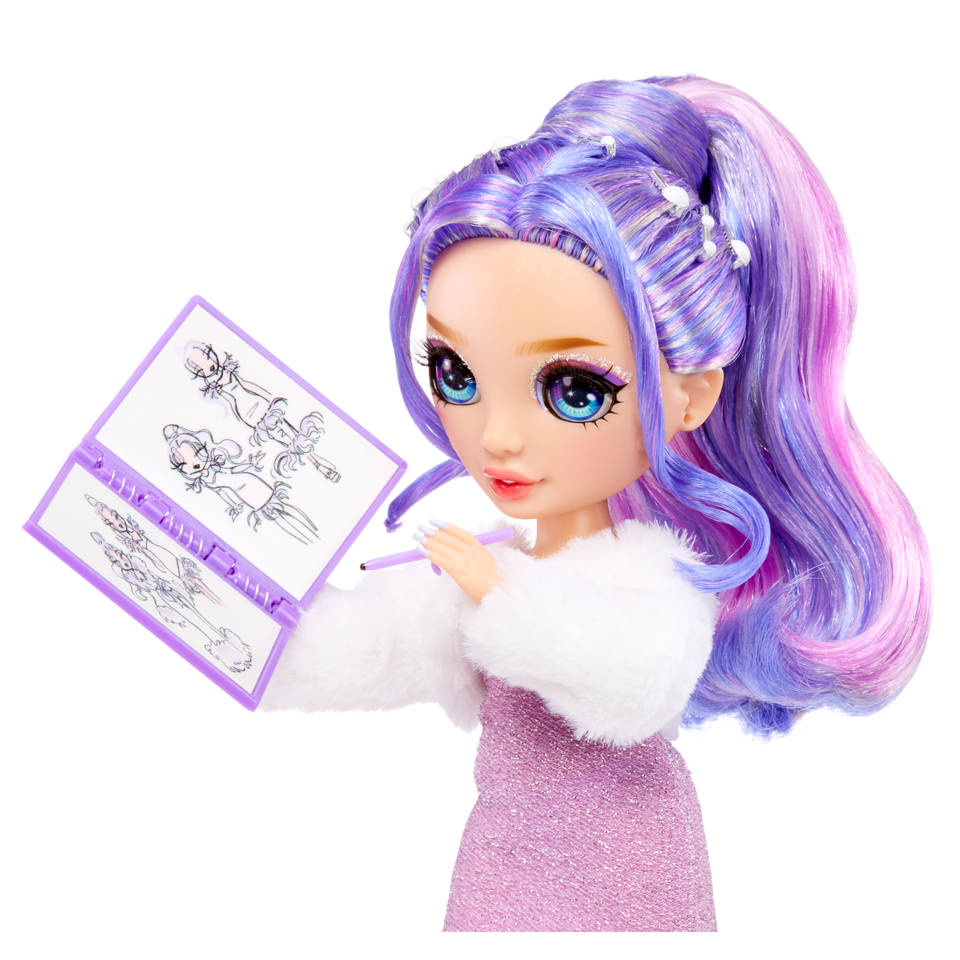 Poupée Rainbow High Fantastic Fashion - Violet Willow - Mannequin Violet