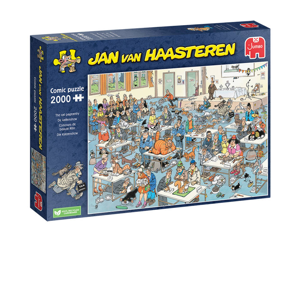 Jumbo Jan van Haasteren puzzel De kattenshow - 2000 stukjes