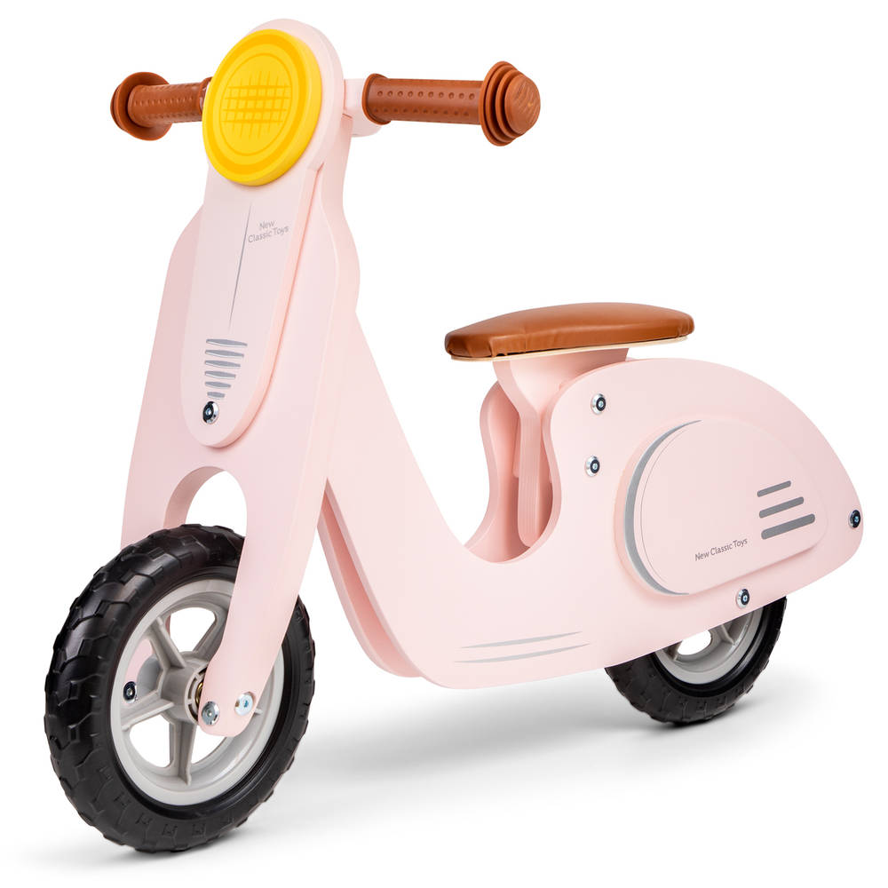 New Classic Toys houten loopscooter - roze
