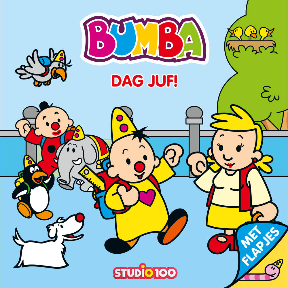 Bumba kartonboek met flapjes Dag juf!