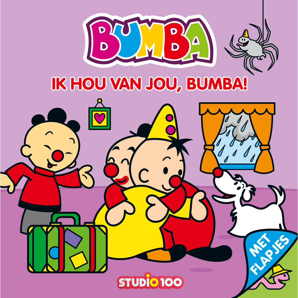 Bumba kartonboek met flapjes Ik hou van jou, Bumba
