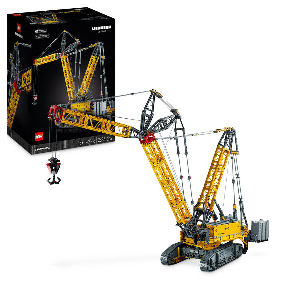 LEGO Technic Liebherr rupsbandkraan LR 13000 42146