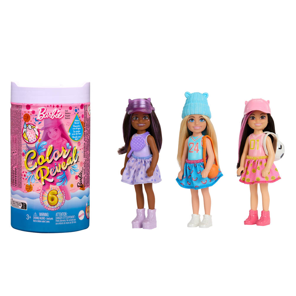 Barbie Color Reveal Chelsea Sporty serie pop Main Image
