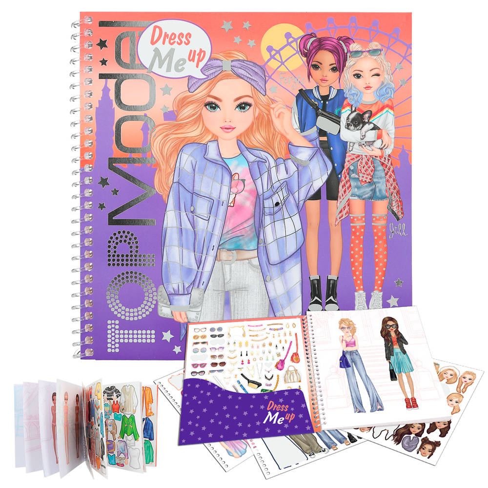 foto van TOPModel Stickerboek Dress me up