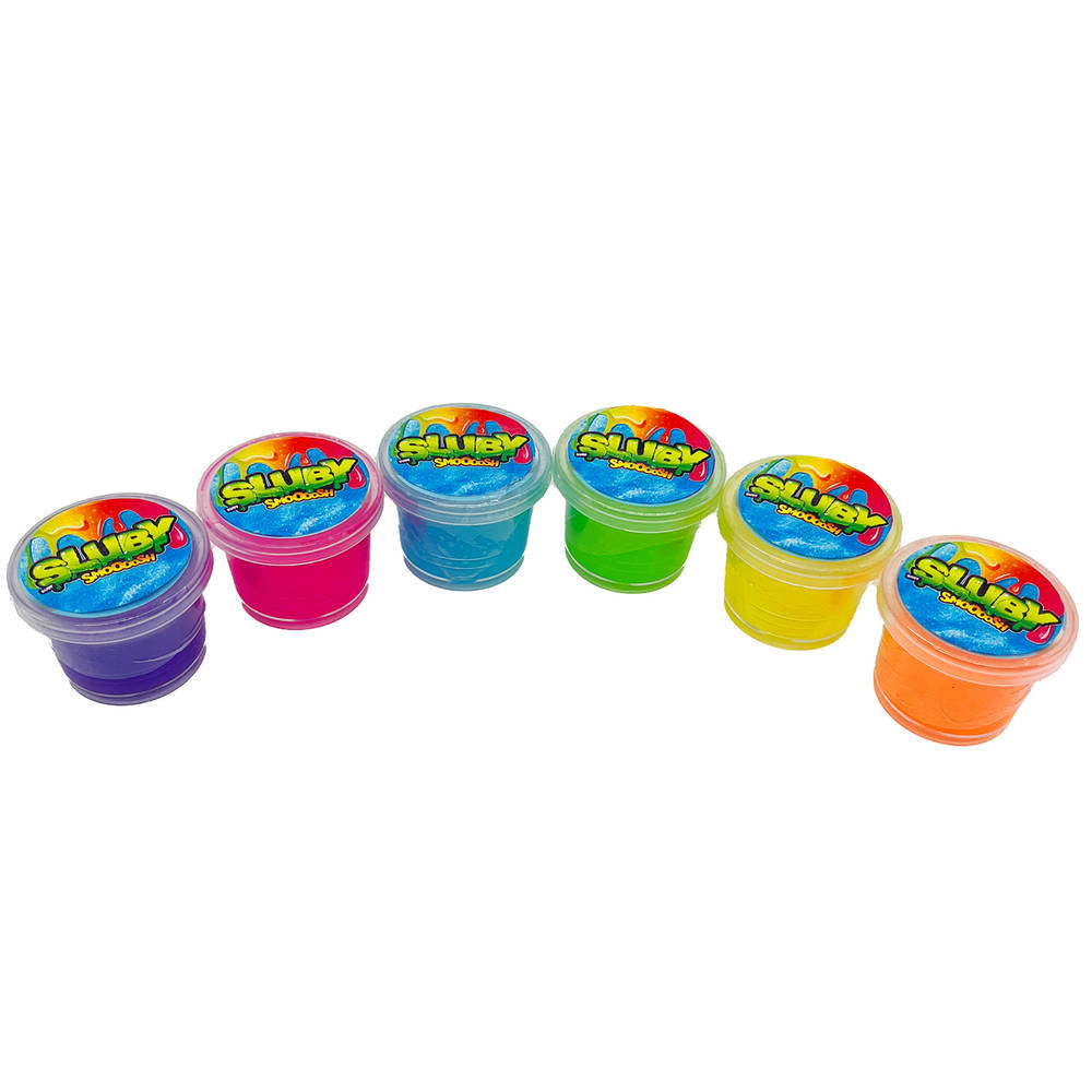 Sluby regenboog putty 6 potjes