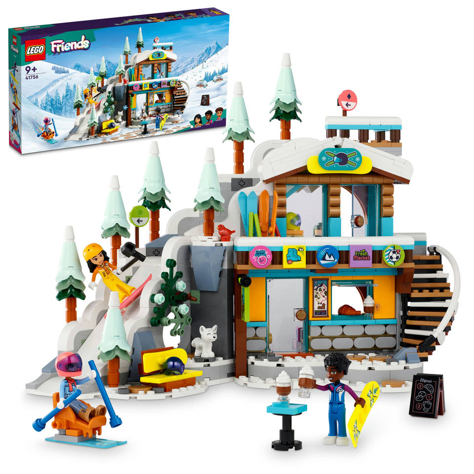 LEGO Friends vakantie skipiste en café 41756