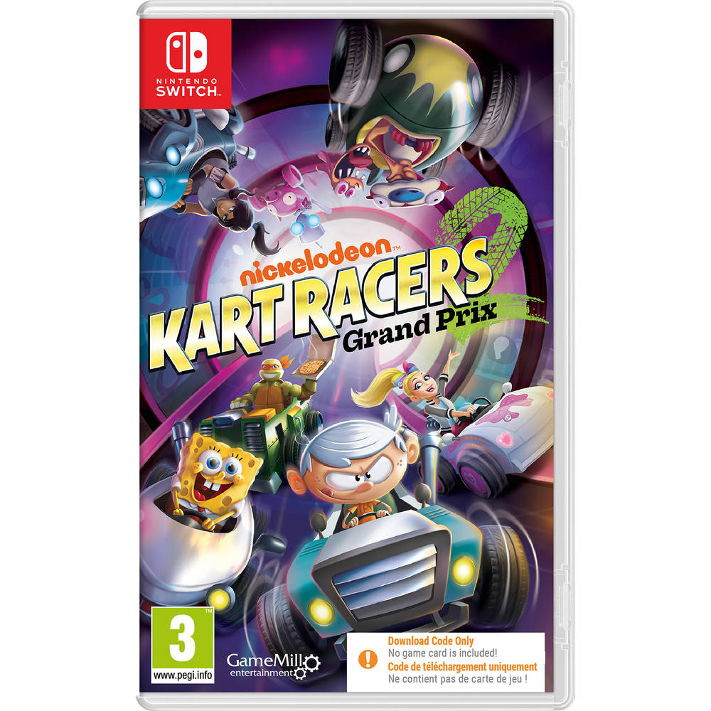 Nickelodeon Kart Racers 2 Grand Prix - code in a box Nintendo Switch