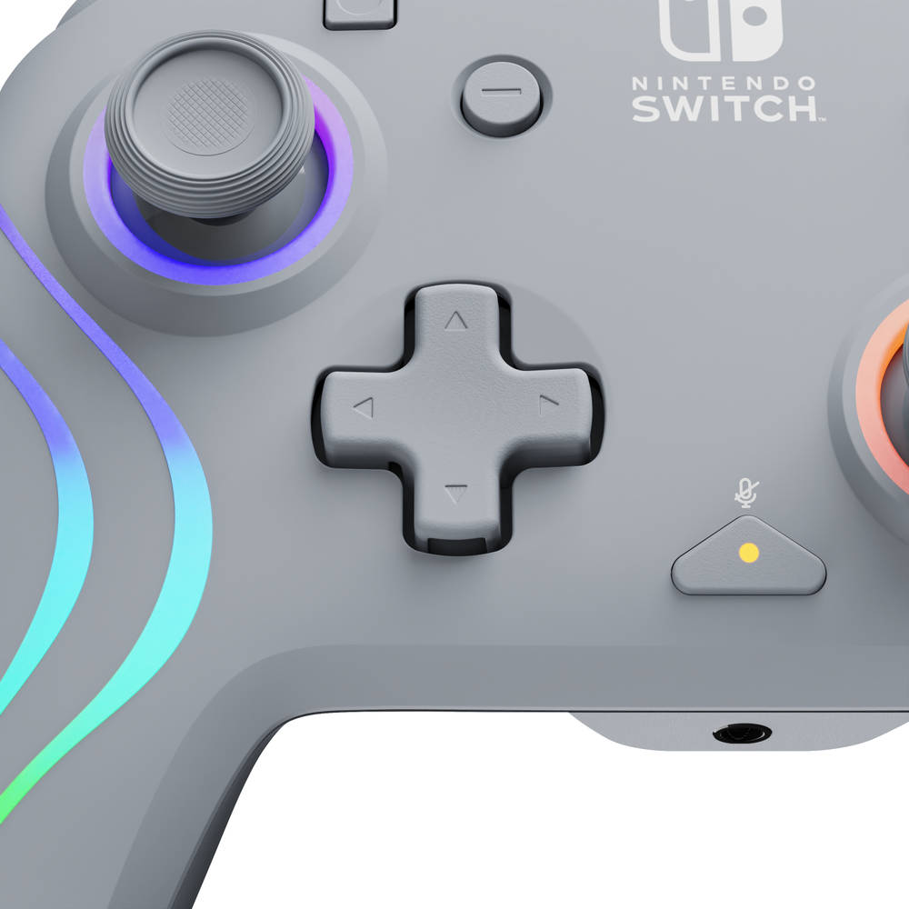 Nintendo Switch PDP Afterglow Wave controller grijs
