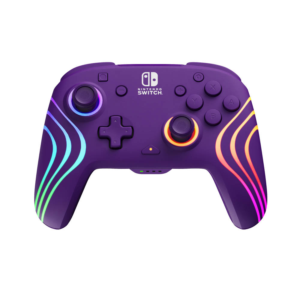 Nintendo Switch PDP Afterglow Wave draadloze controller - paars