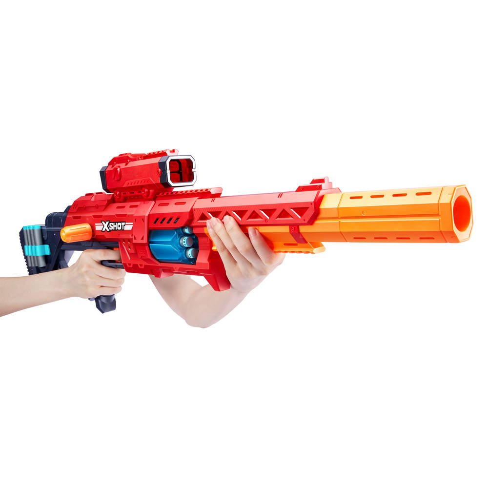 XSHOT Excel Red Range X8 blaster met 24 darts