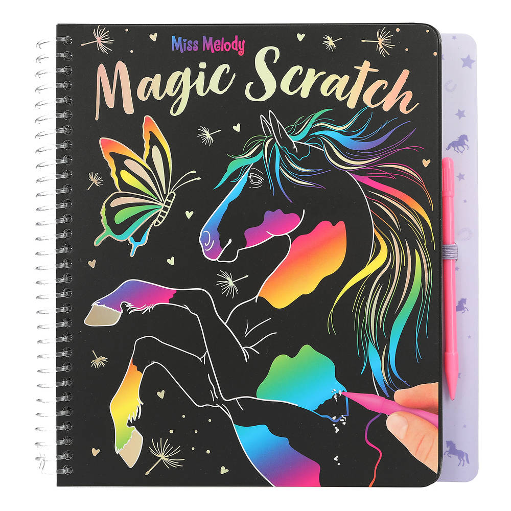 Miss Melody Magic scratchboek