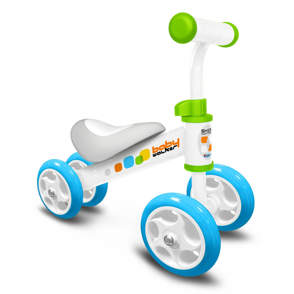 Skids Control Baby Walker 4-wiel loopfiets - blauw Main Image