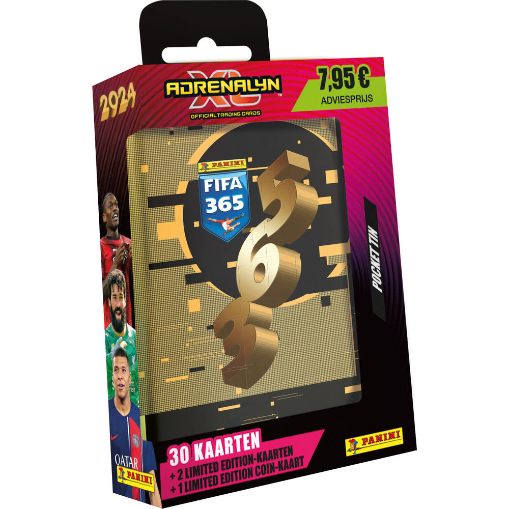 Panini Adrenalyn XL FIFA 365 2024 pocket tin