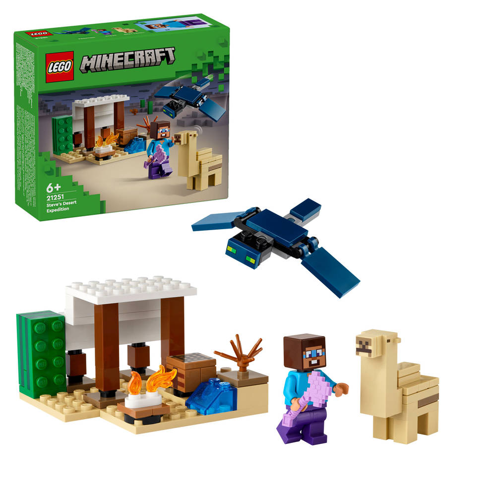 LEGO Minecraft Steve's woestijnexpeditie 21251