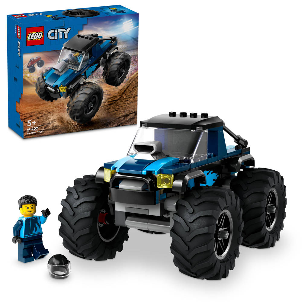 LEGO City blauwe monstertruck 60402
