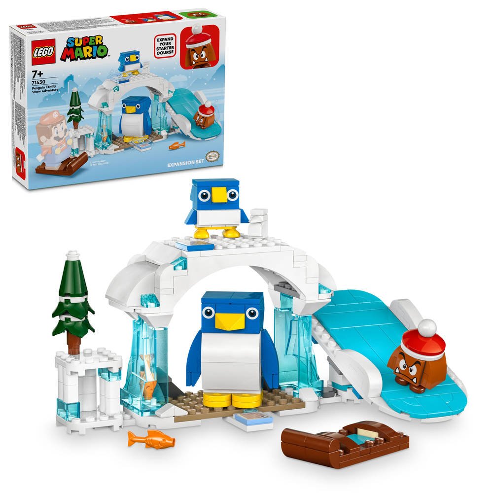 LEGO Super Mario uitbreidingsset sneeuwavontuur met Penguin en familie 71430