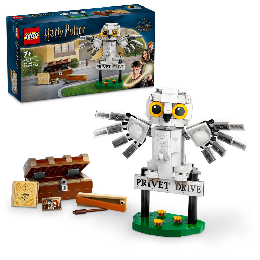 LEGO Harry Potter Hedwig bij Ligusterlaan 4 76425