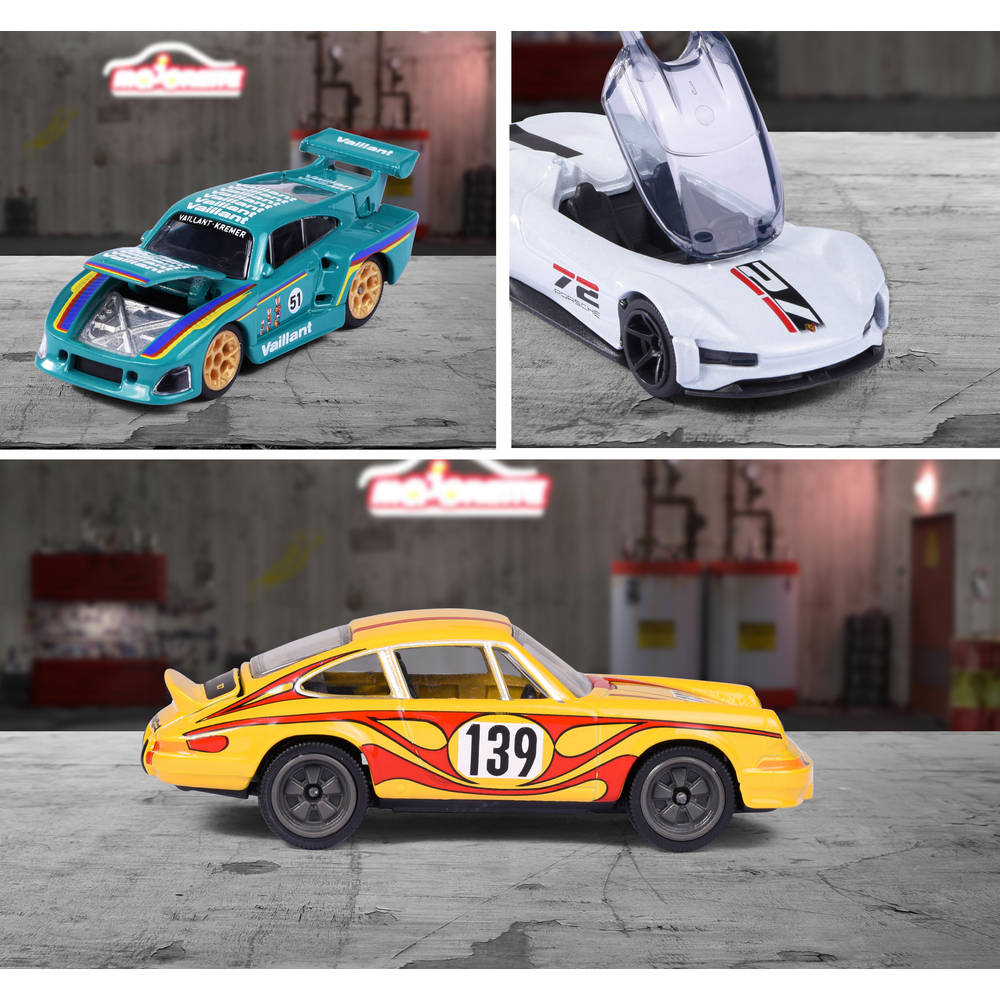 SET DE 5 MODELOS - Majorette 1:64 5-Car Set Gift Pack Black Edition 2023 - Juguetes Diecast