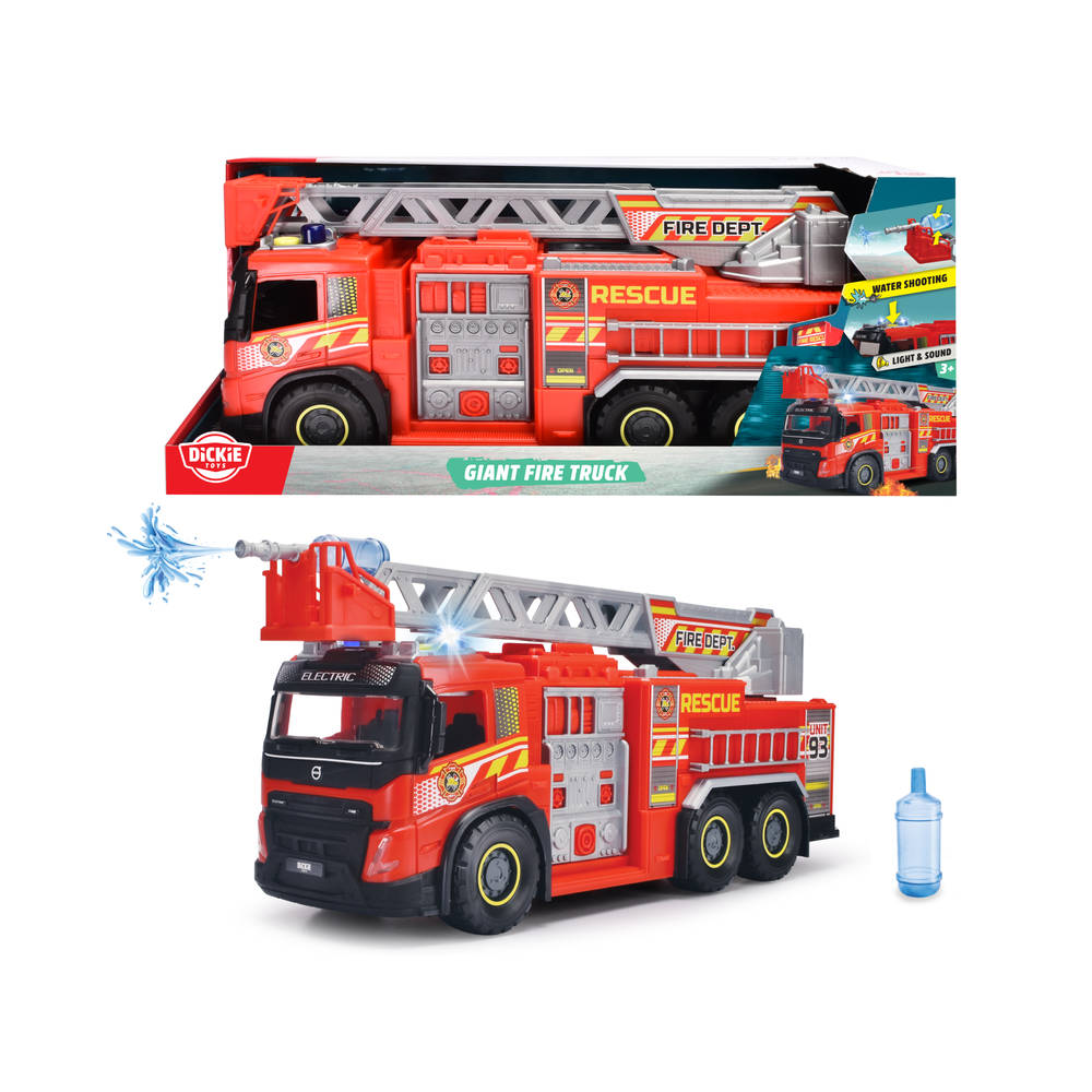 Dickie mega brandweerwagen