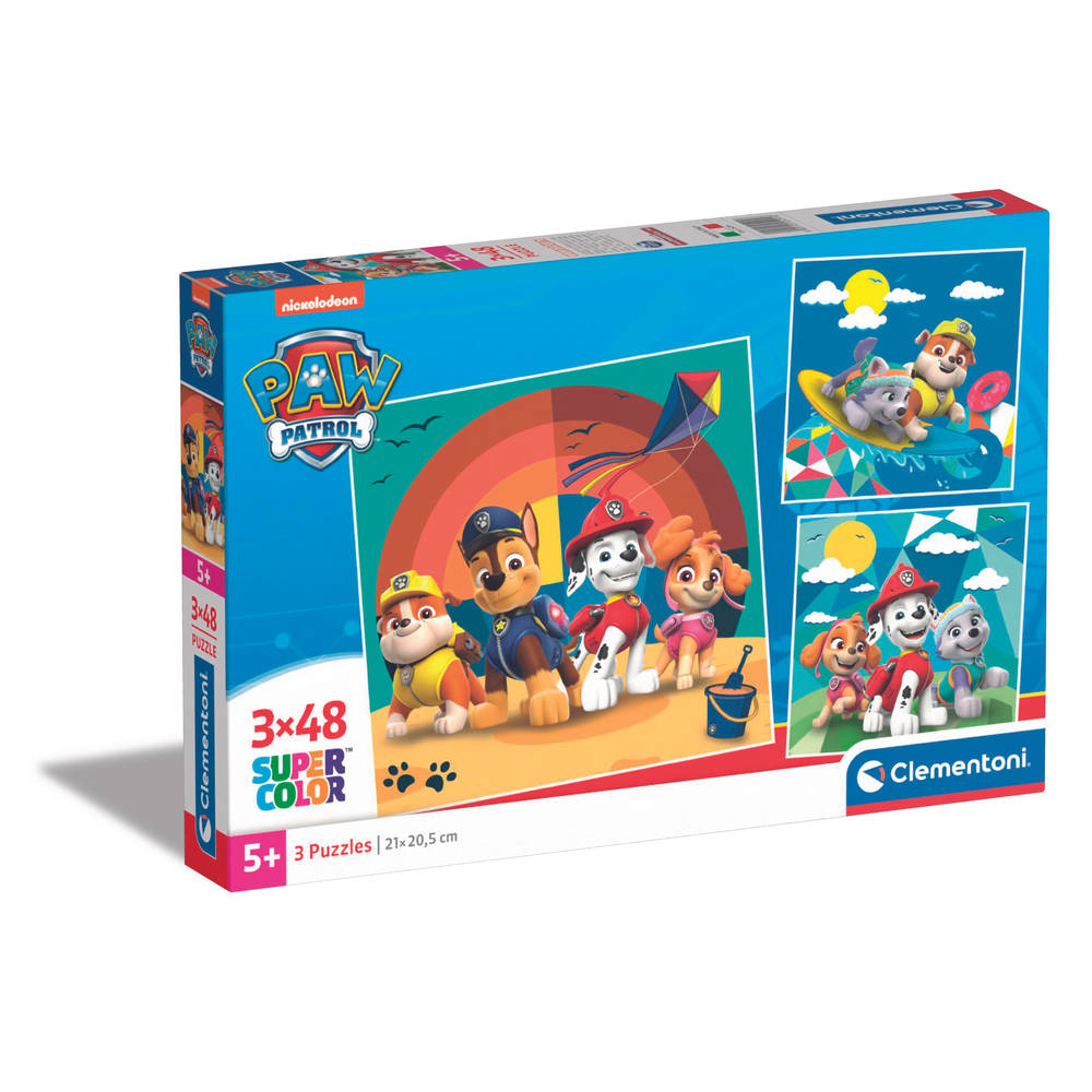 Clementoni PAW Patrol puzzelset - 3 x 48 stukjes