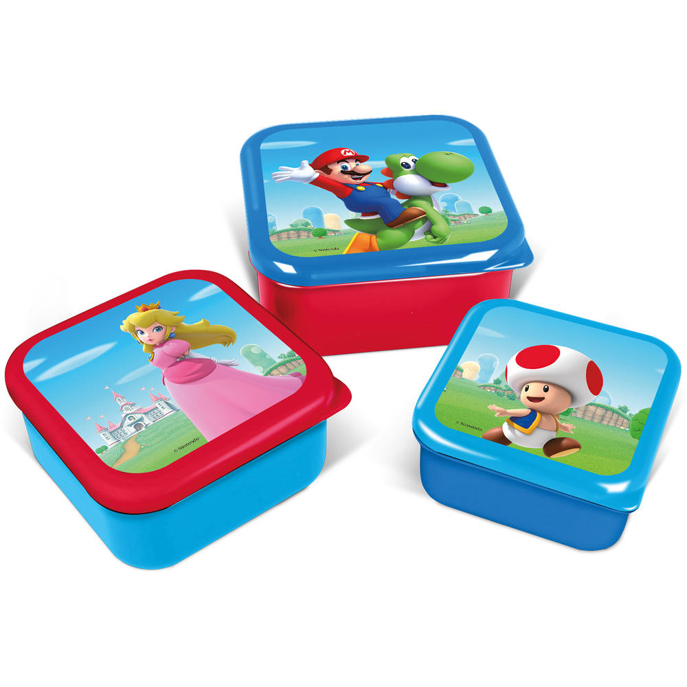 Mario Bros. 3-in-1 snackbox set Main Image