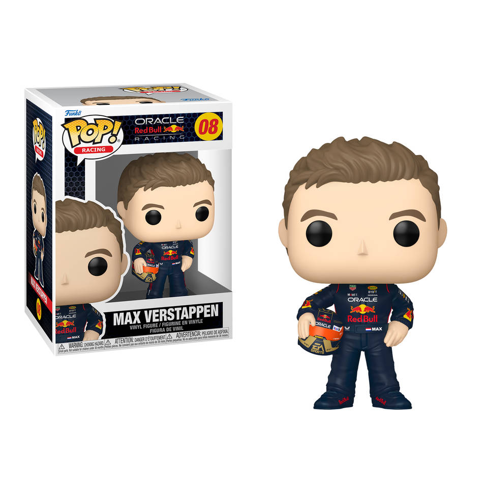 Funko Pop! figuur Oracle Red Bull Racing Max Verstappen met helm