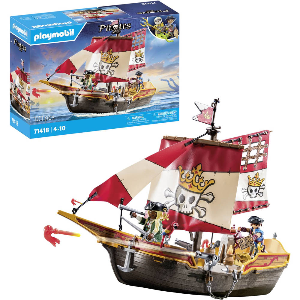 PLAYMOBIL Pirates piratenschip 71418 Main Image