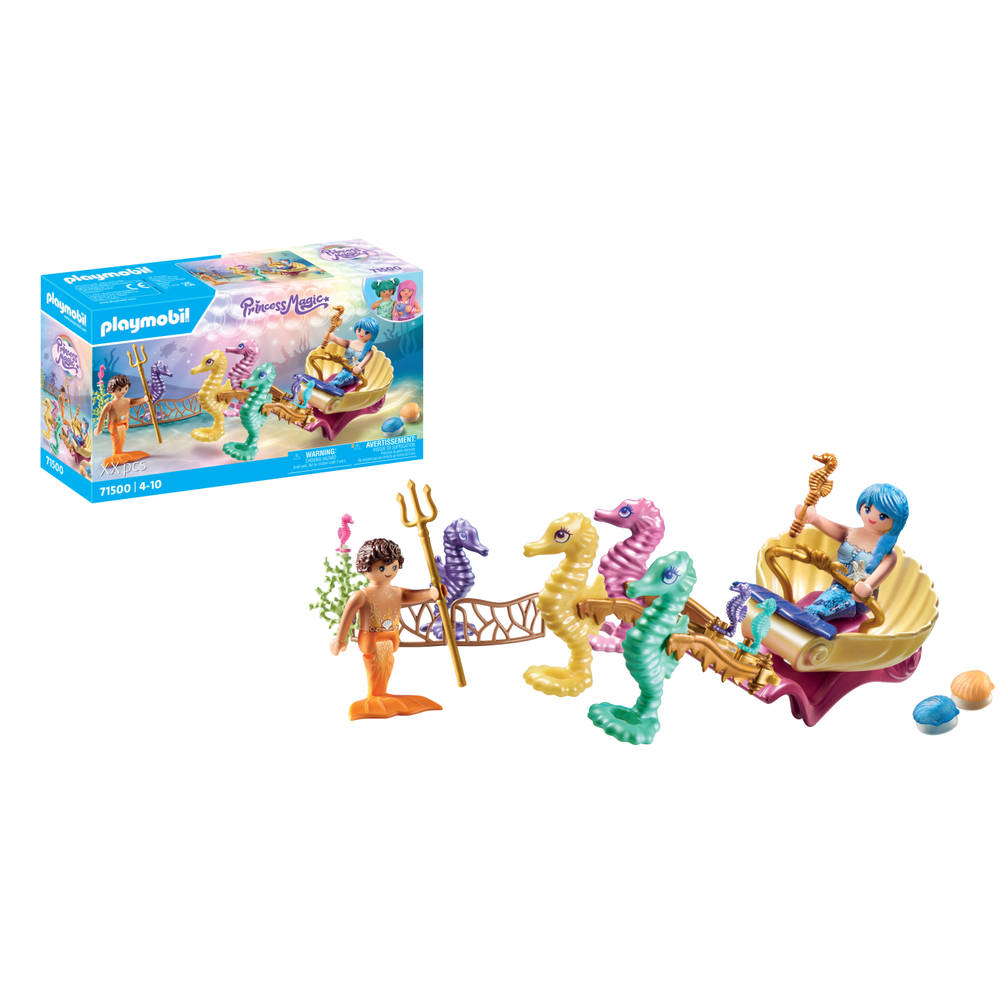 PLAYMOBIL Princess Magic zeemeermin zeepaardkoets 71500
