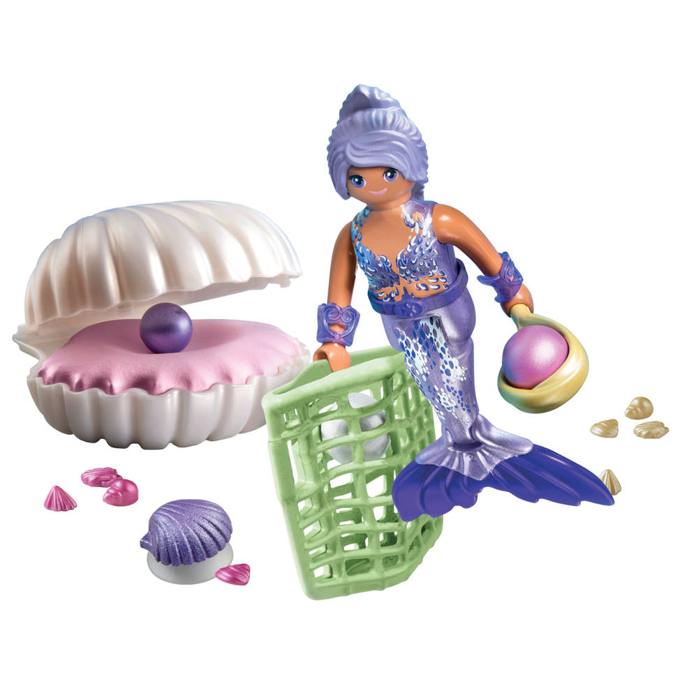 MITCHELL & KING AURORA PARMA セット PLAYMOBIL Princess Magic zeemeermin met parelmoer 71502