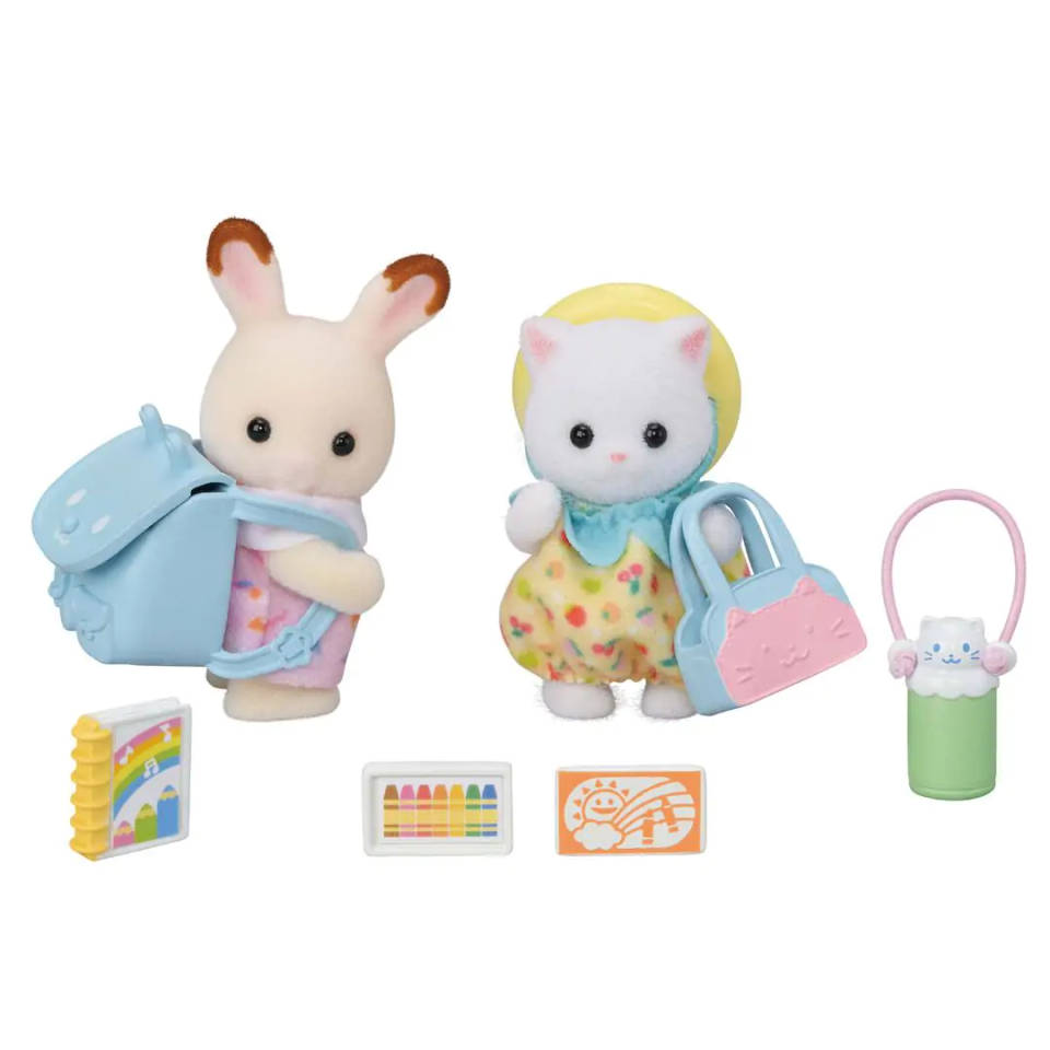Sylvanian Families Duo peutervriendjes samen wandelen Main Image