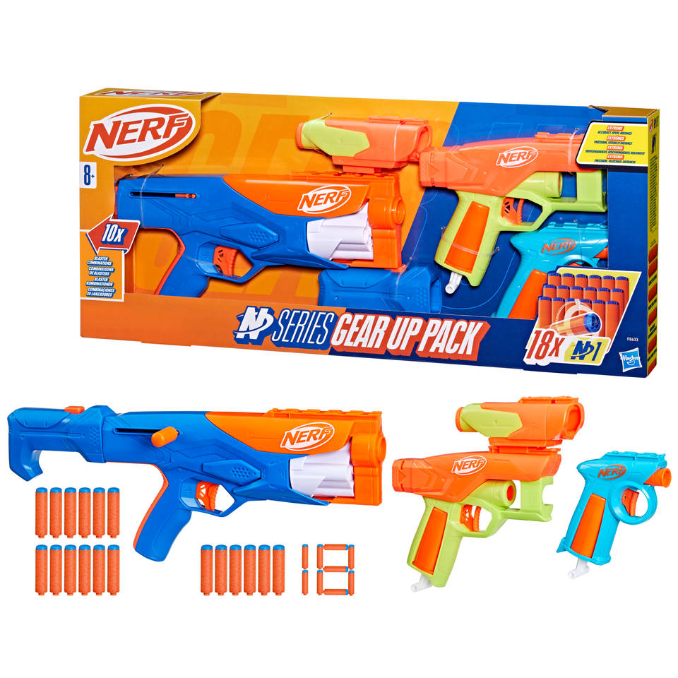 NERF トイガンセット NERF N Series Gear Up Pack blaster