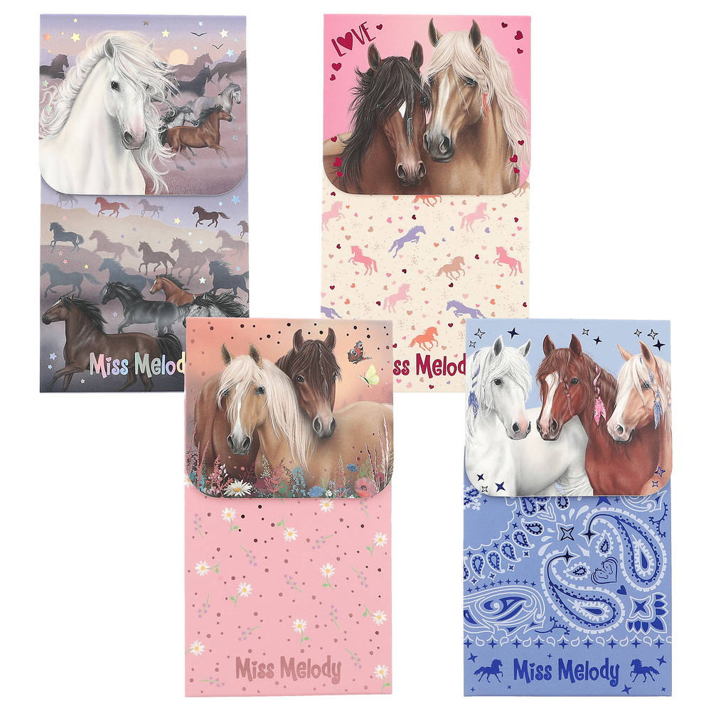 Miss Melody notitieblok met magneetsluiting