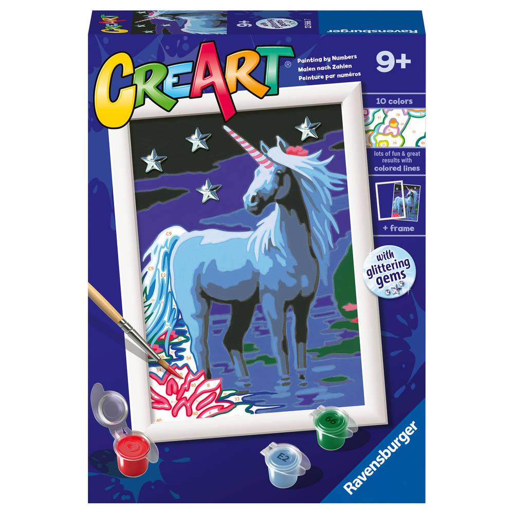 Ravensburger CreArt Schilderen op nummer magische eenhoorn