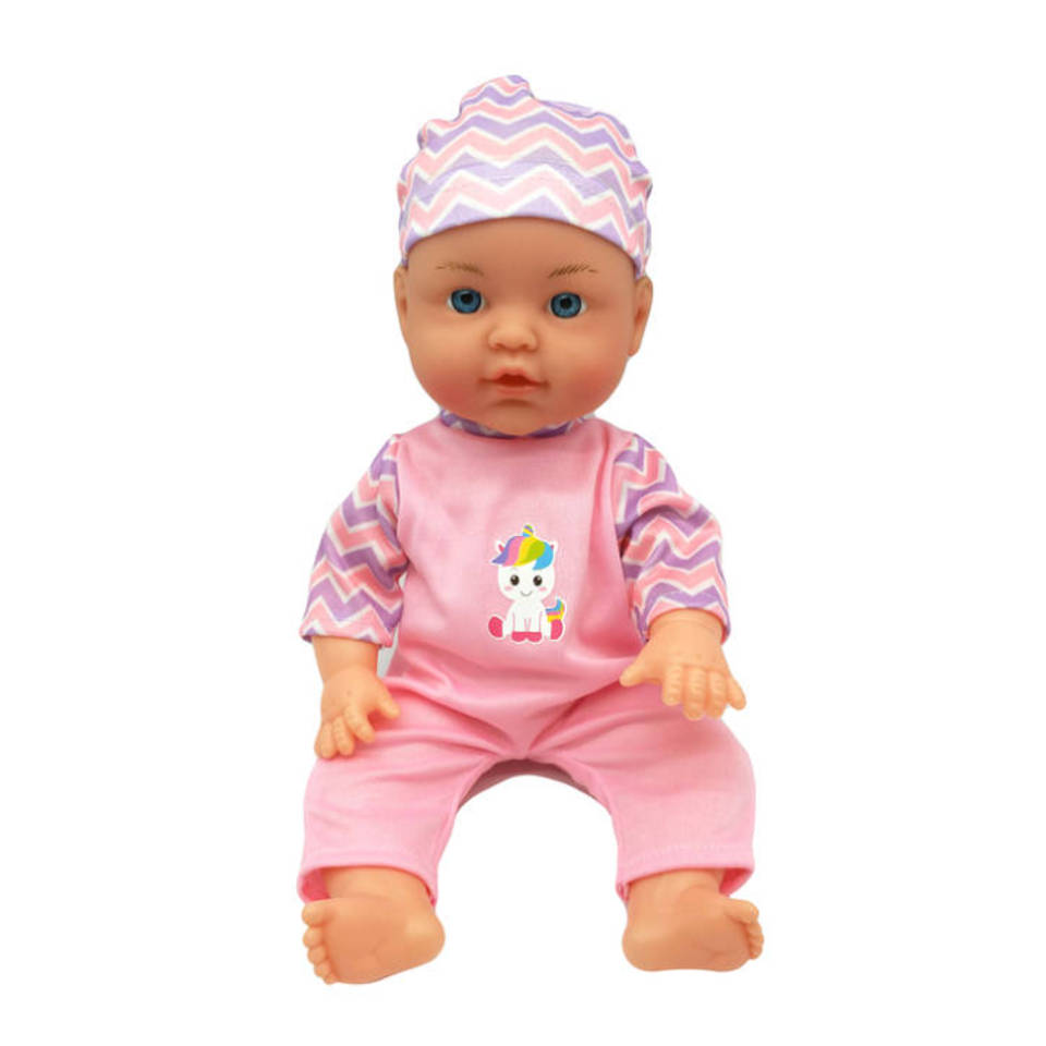 Babypop met 2 outfits - 31 cm