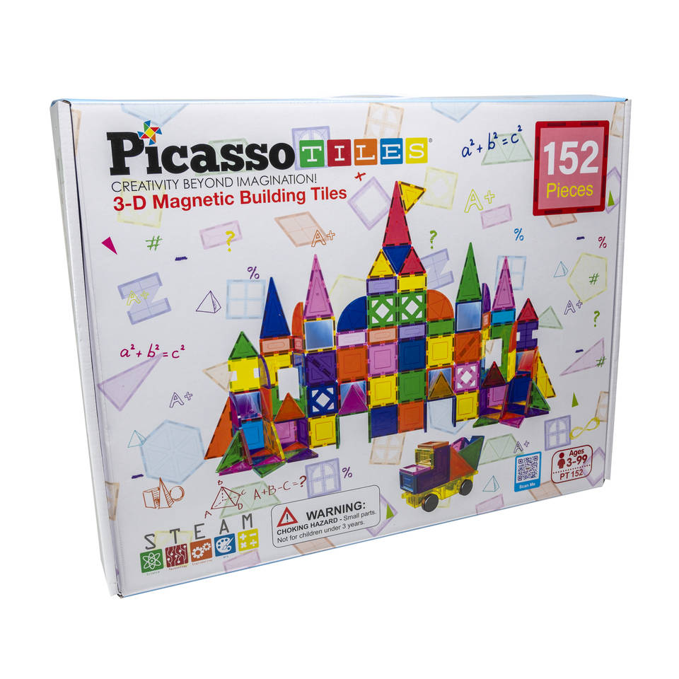 PicassoTiles magnetische knikkerbaan 150-delig