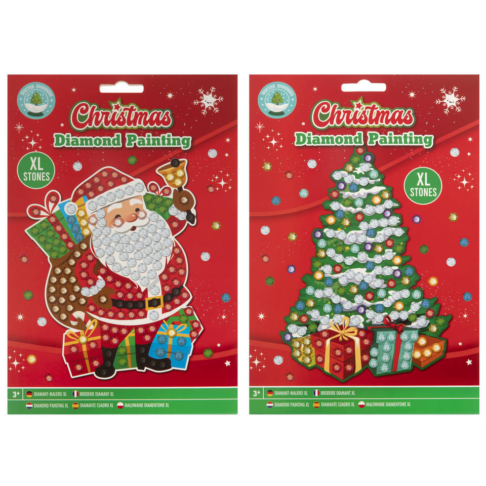 Kerst Diamond Painting A5 XL stenen